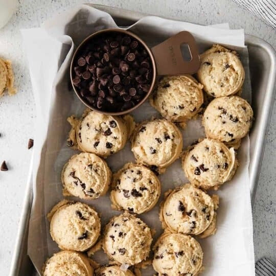 Dark Chocolate Cookie Dough | Ready to bake | 20pcs