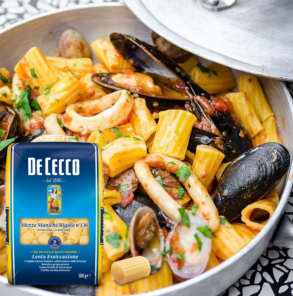 Buy Mezze Penne Rigate DeCecco Pasta online