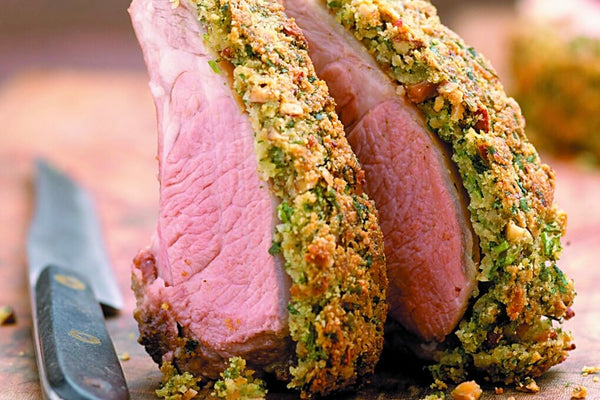 CRUSTED LAMB WITH HERBS
