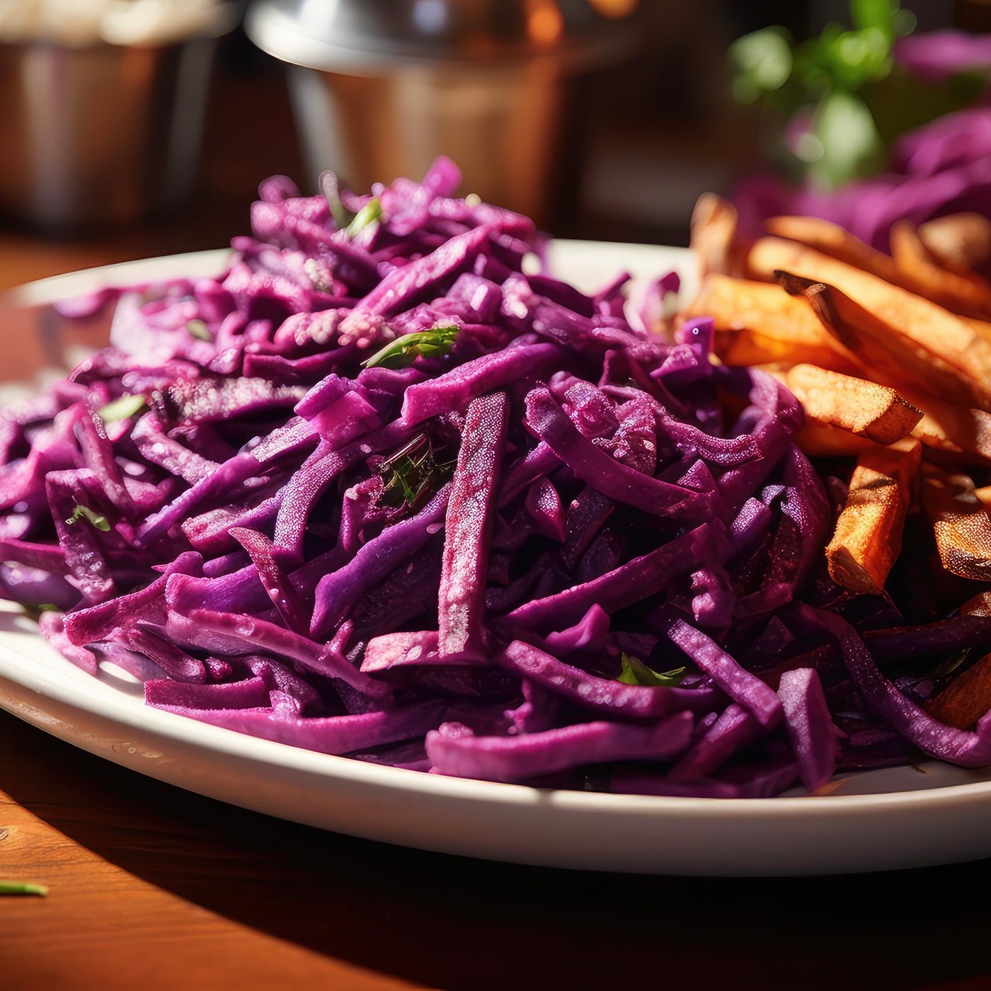 Purple Sweet Potato Ready cut Fries | 1kg 🥕🥒🌱