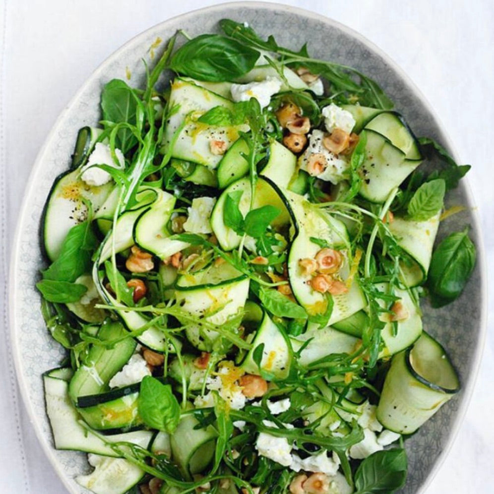 🌟 Lemon Zest Ribbon Zucchini Salad with Feta - 500g 🌟