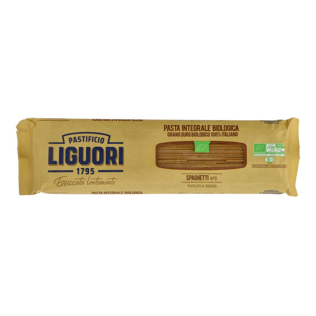 Liguori Organic Whole Wheat (Integrale) Spaghetti 3 | 2x500g