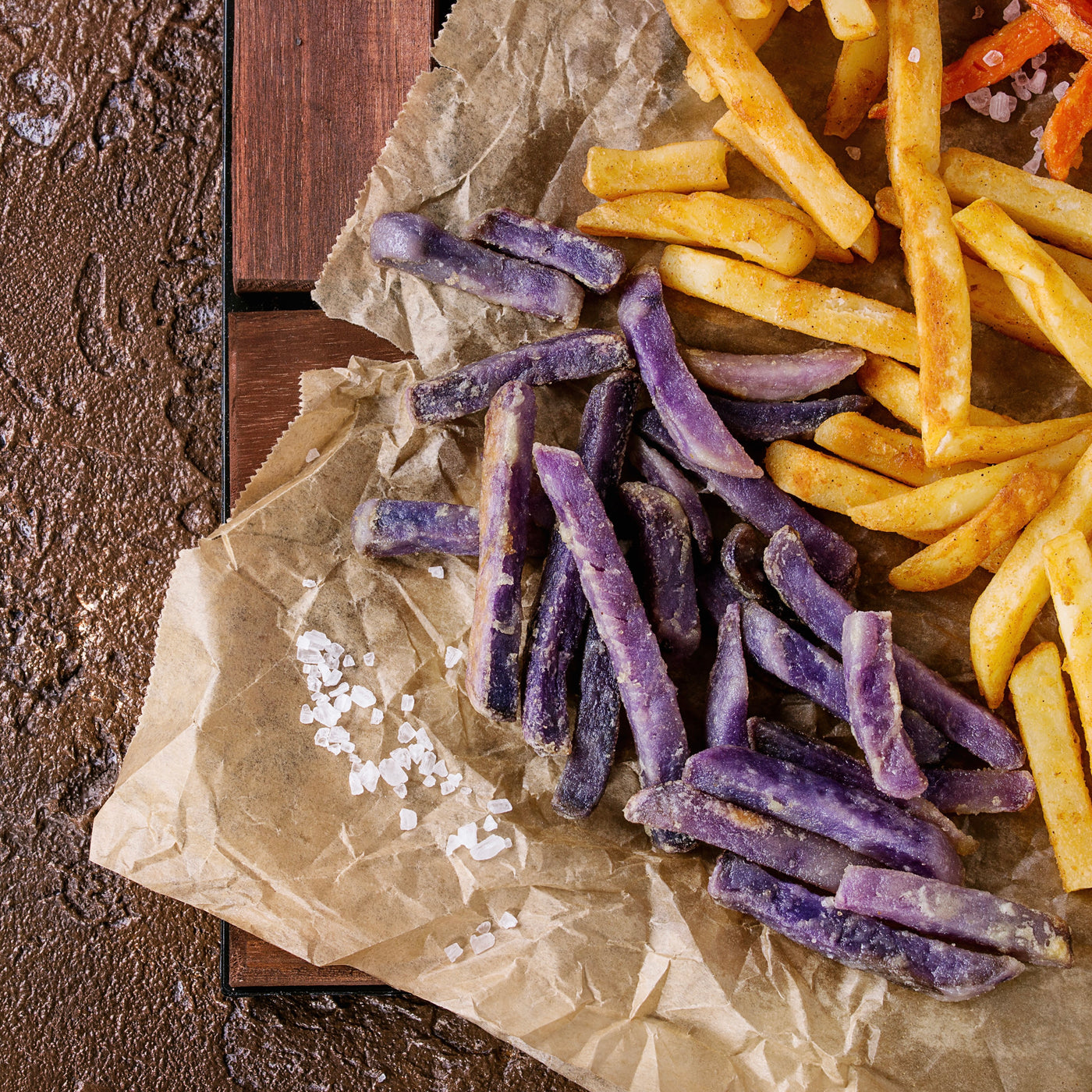 Purple Sweet Potato Ready cut Fries | 1kg 🥕🥒🌱