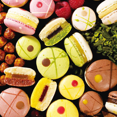 Macarons assorted | Hand crafted | Tray 9pcs