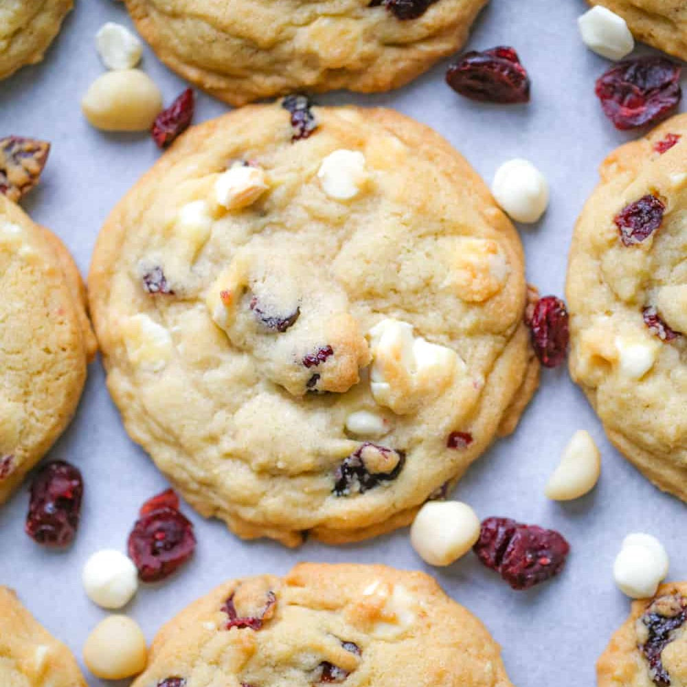 Artisanal Cranberry White Chocolate Cookies | 1kg