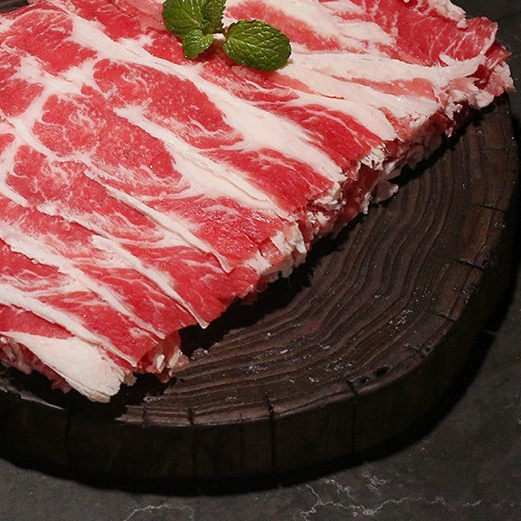 Beef Shortribs sliced Shabu 4mm | USA | Halal | Frozen | 1kg