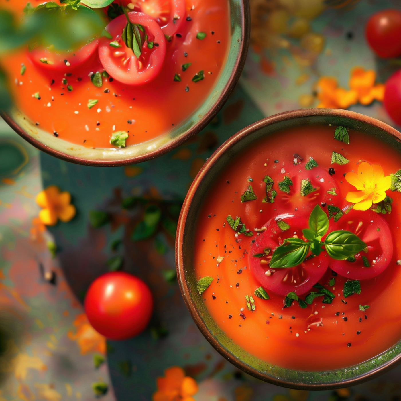 Traditional Tomato Gazpacho Ready Cut Vegetables | 1kg 🍅🧄🫑