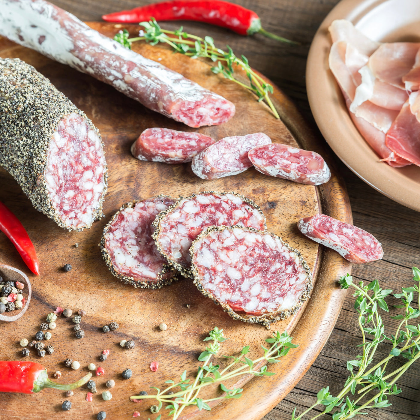 Saucisson with Pepper Sliced | 50g 🥩🌶️