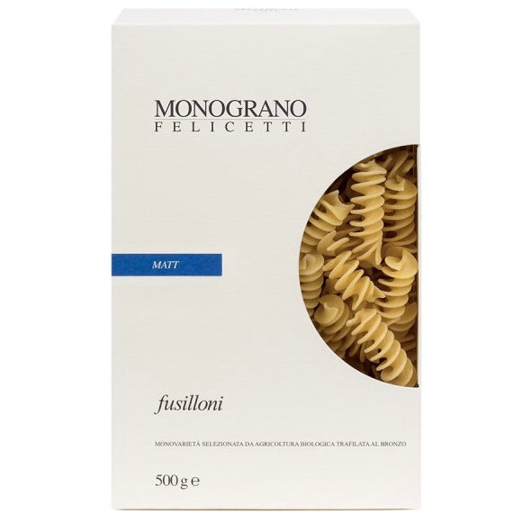 Felicetti Organic Wheat Durum Pasta | Fusilloni | Box 12x500g