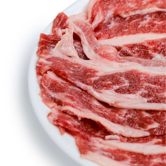 Beef Short Plate Shabu 3mm | US | Frozen | 1kg