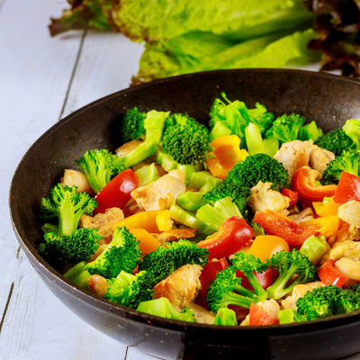 Broccoli, Bell Peppers, and Snap Peas Stir Fry Ready cut Vegetables | 1kg 🥕🥒🌱