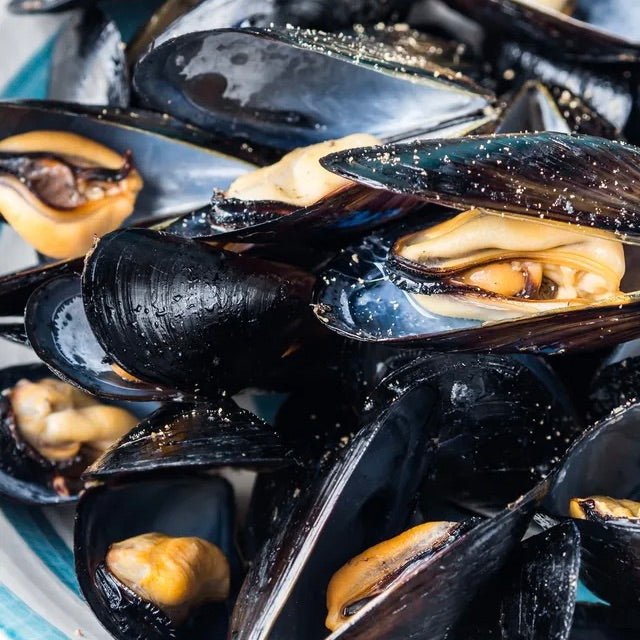 Black Mussel cooked | Chili | Frozen | 1kg