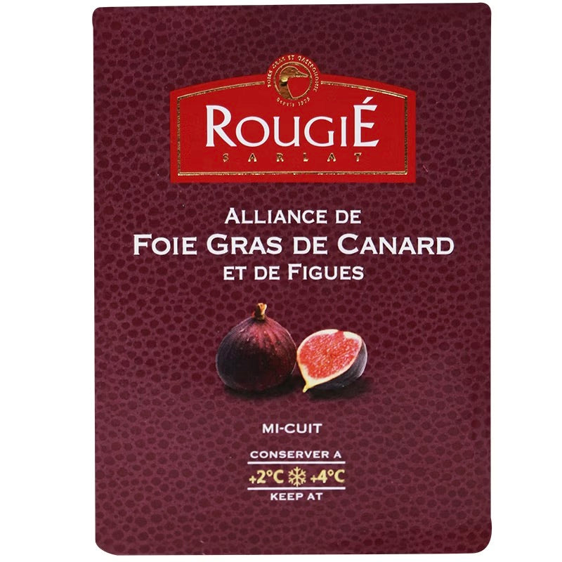 Whole Duck Foie Gras Mould with Fig | France | 500g