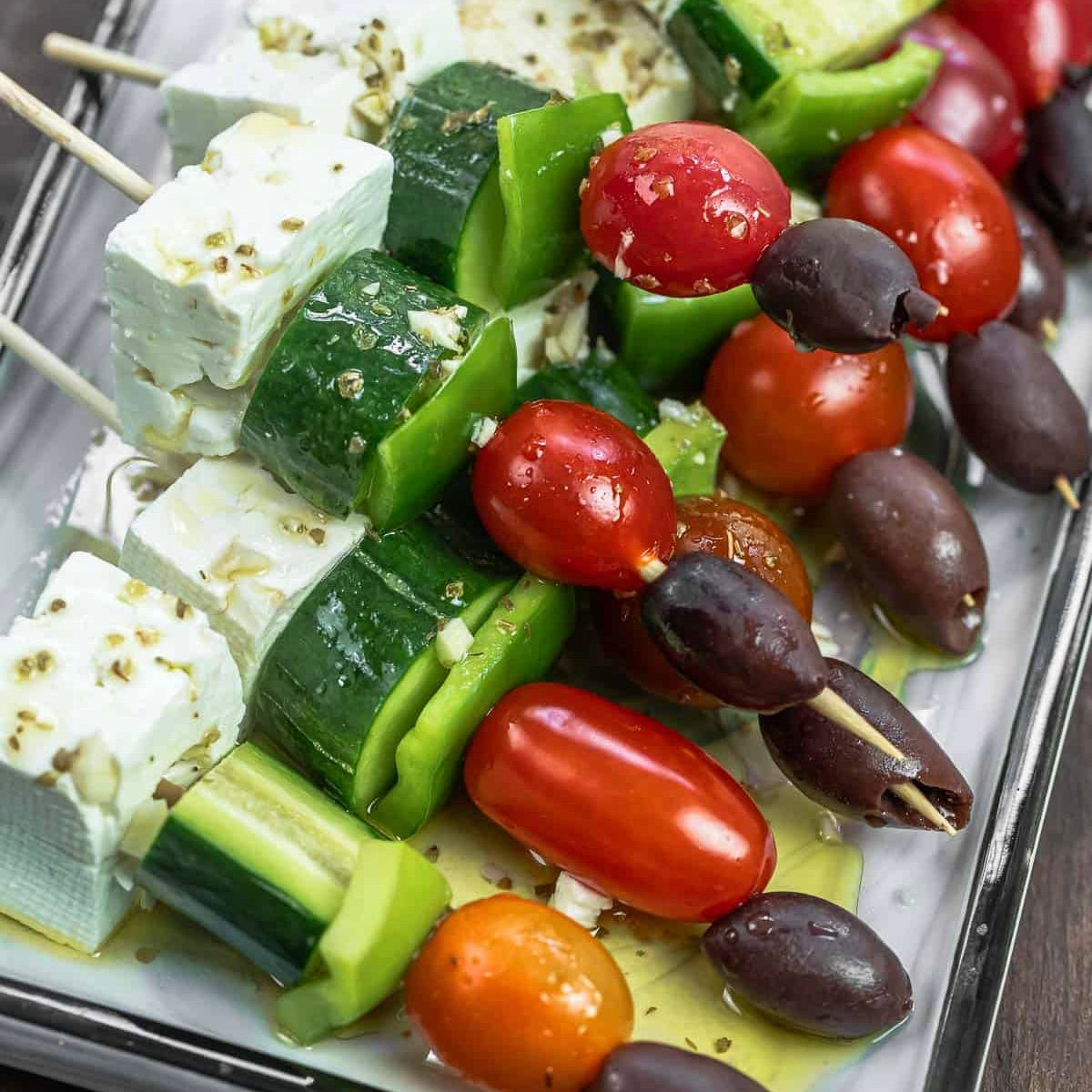 🌟 Mediterranean Greek Salad Skewers - 500g 🌟