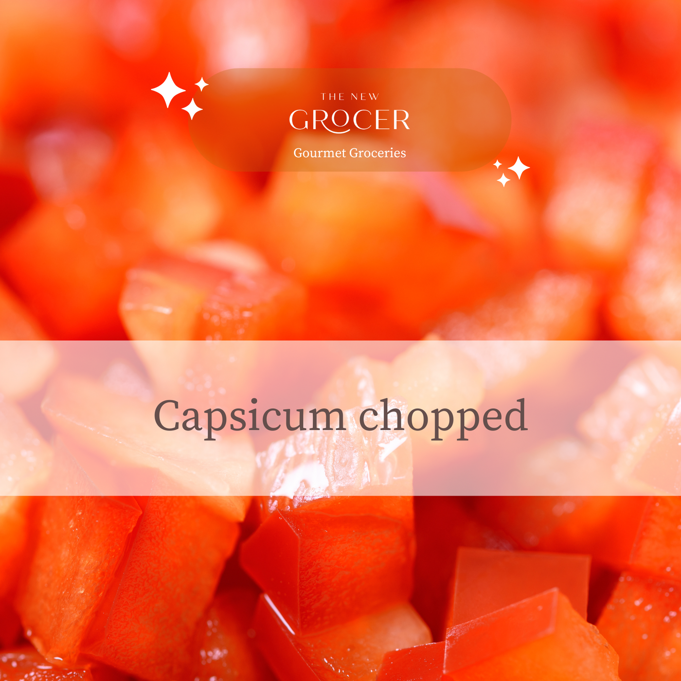 Capsicum Red Chopped | Fresh | 1kg 🌶️🥗