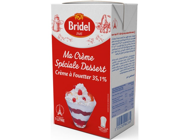 Whipping Cooking Cream 35.1% | Bridel | 1L