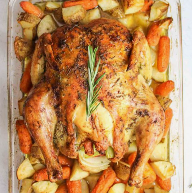 One-Pan Mediterranean Roasted Chicken | Ready to Reheat | 4 pax 🍗🌿