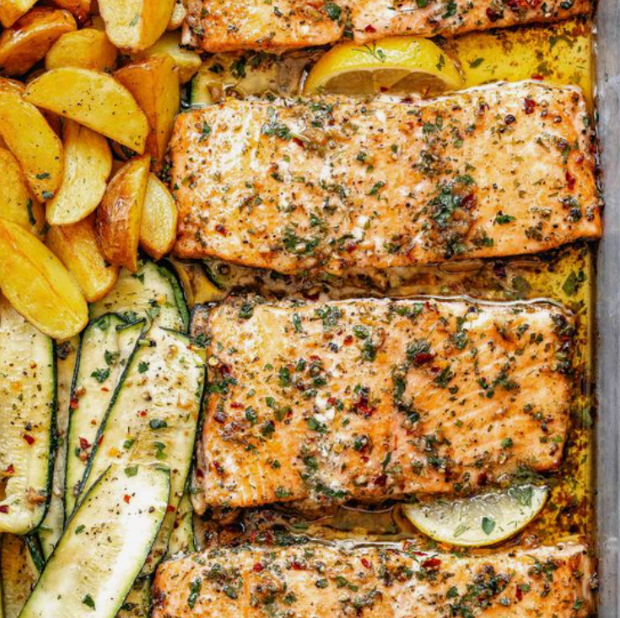 Zesty Oven-Baked Salmon | Ready to Reheat | 4 pax 🍋🐟