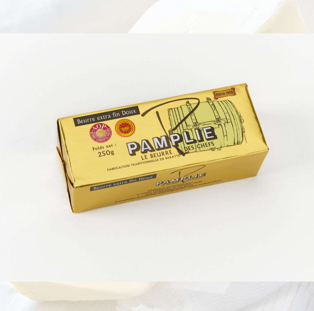 Unsalted Butter 82% Fat | PAMPLIE | 250g | France 🇫🇷