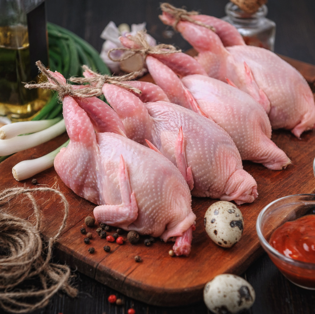 Quails Boneless Caille Crapaudine | France 🇫🇷 | 10x150g