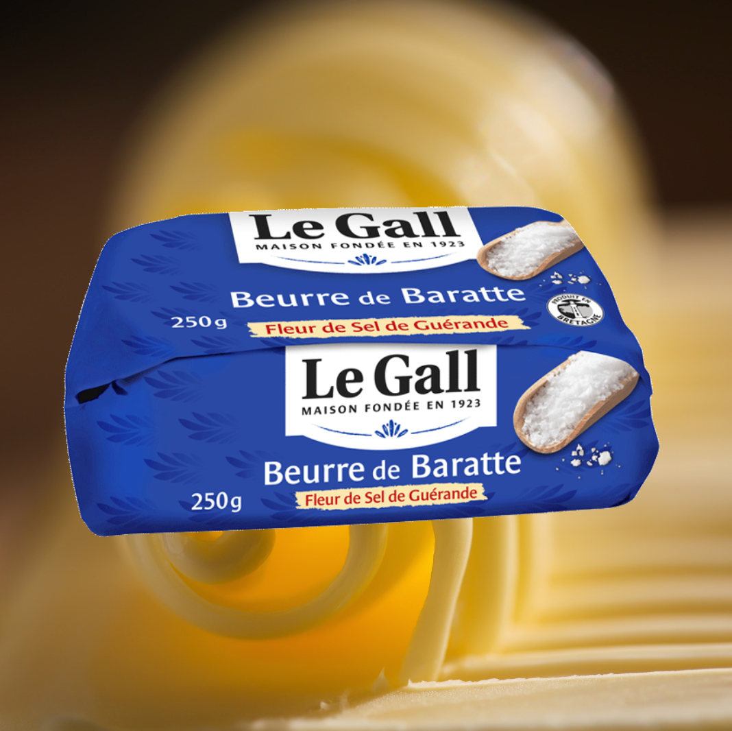 Barrate Churning Butter Unpasteurized Salted | LE GALL | 250g | France 🇫🇷