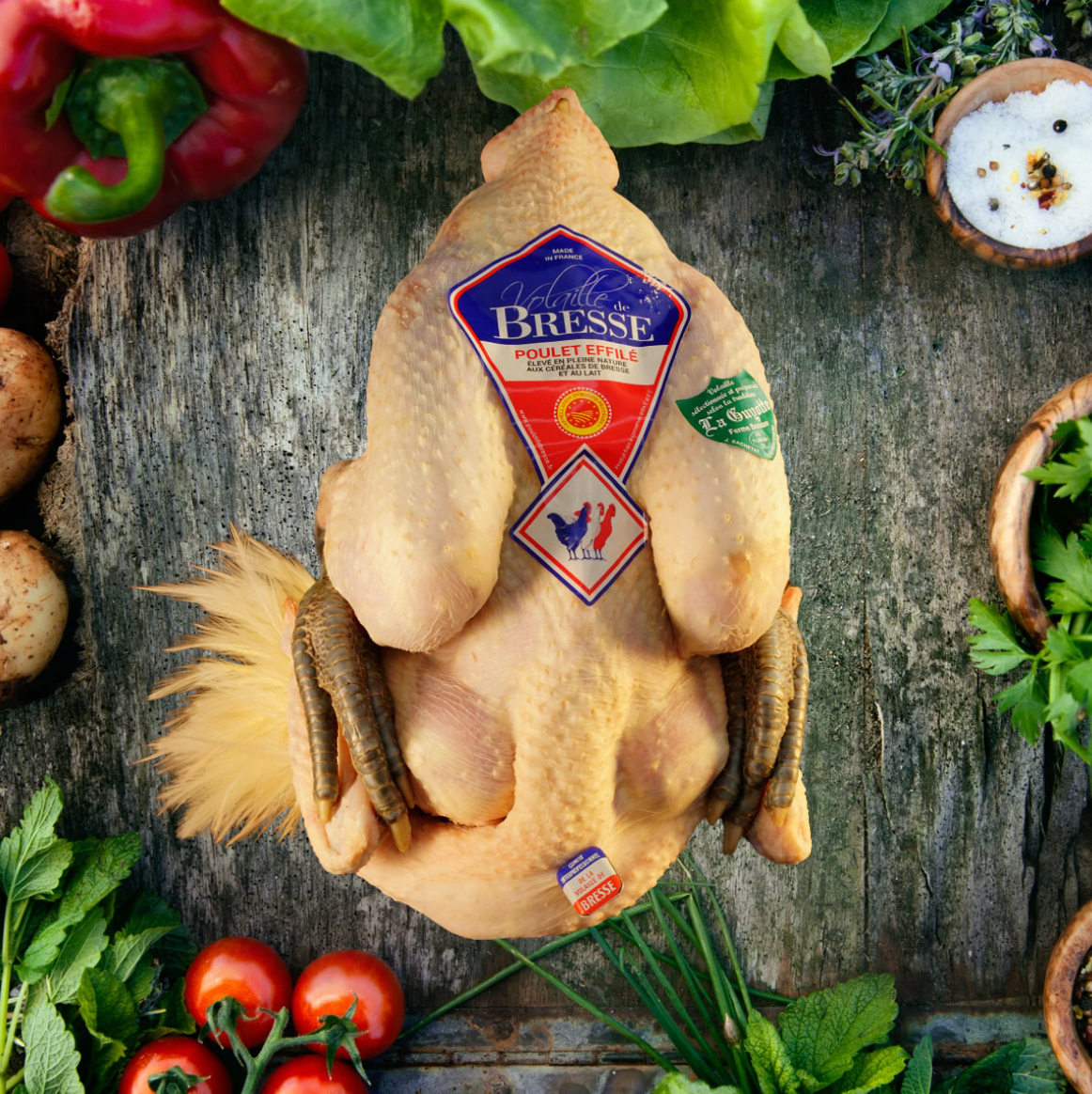 Bresse Aop Chicken Poulette de Bresse | France | +/ 1.3 kg 🇫🇷 🐔