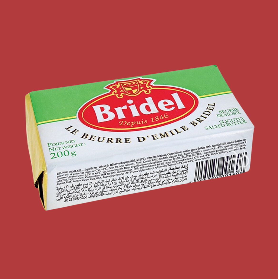 Butter Salted | BRIDEL | 200g 🧈🥖