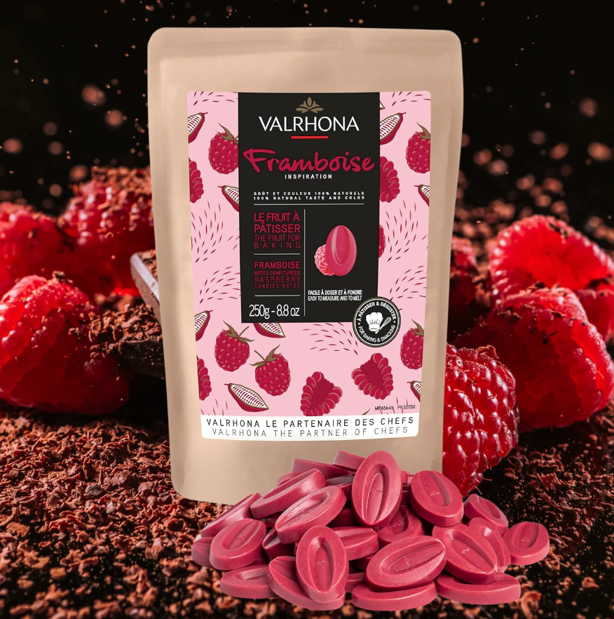 🍇 Fruit Couverture Raspberry | VALRHONA | 250g