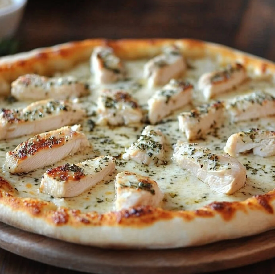 🍕 Artisanal Chicken Alfredo Pizza | Ready to Bake | 12 inch