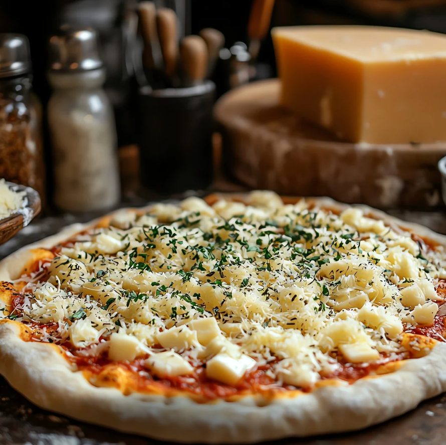 🍕 Artisanal Brie & Truffle Pizza | Ready to Bake | 12 inch