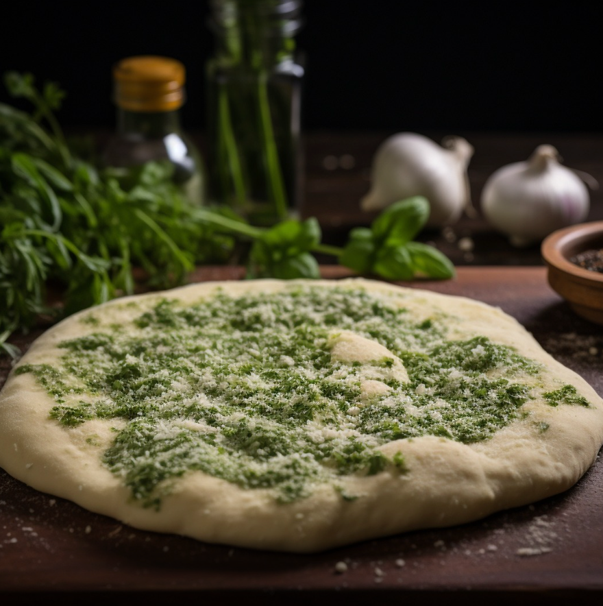 🍕 Artisanal Pesto Pizza | Ready to Bake | 12 inch