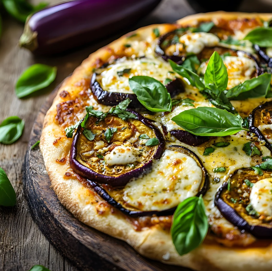 🍕 Artisanal Eggplant Pizza | Ready to Bake | 12 inch