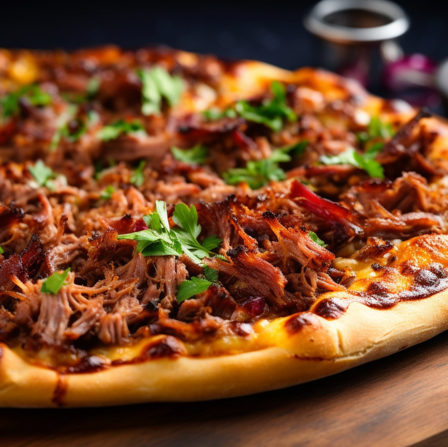 🍕 Artisanal Pulled Beef Pizza | Ready to Bake | 12 inch