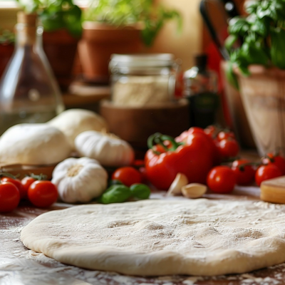 🍕 Artisanal Garlic Chicken Pizza | Ready to Bake | 12 inch