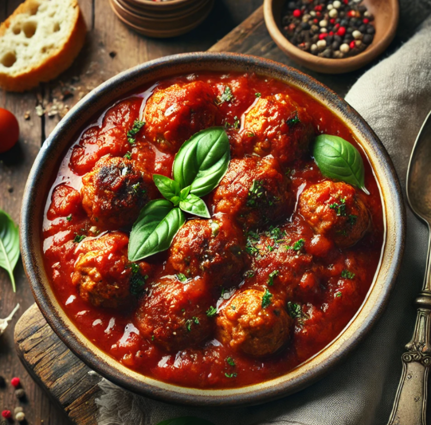 🍖 Beef Meatball Marinara Sauce | Ready to Reheat | 500g