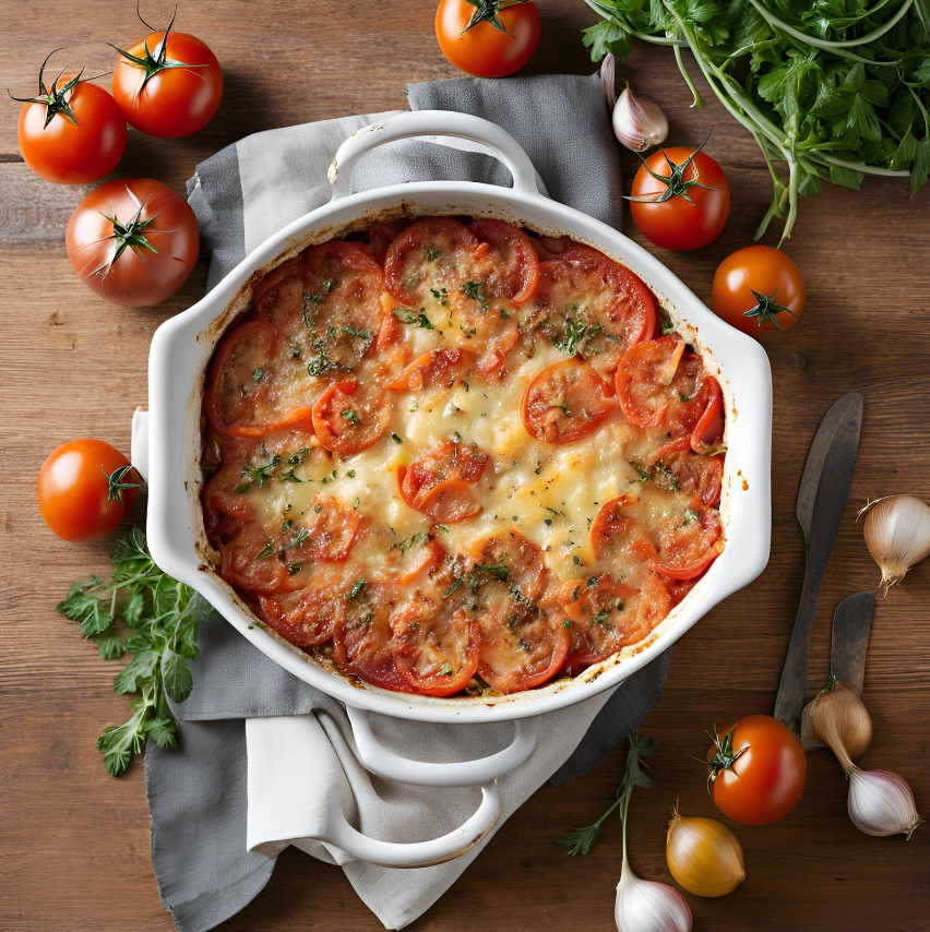 🍅 Artisanal Tomato & Onion Gratin | Ready to Reheat | 250g