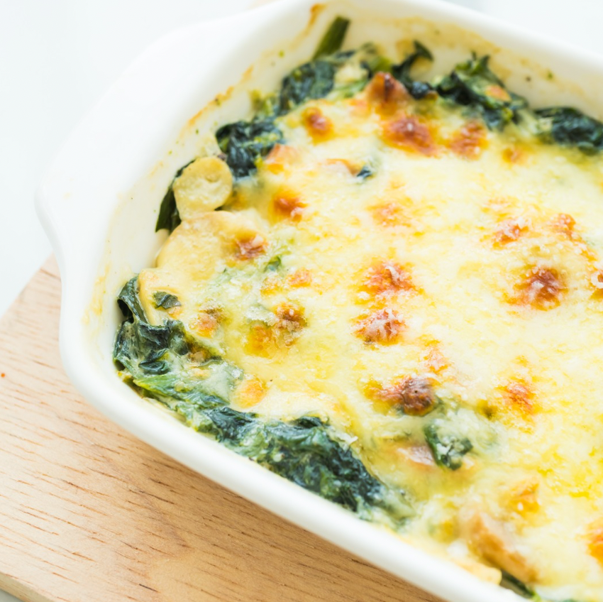 🍄 Artisanal Spinach & Mushroom Gratin Pasta | Ready to Reheat | 250g