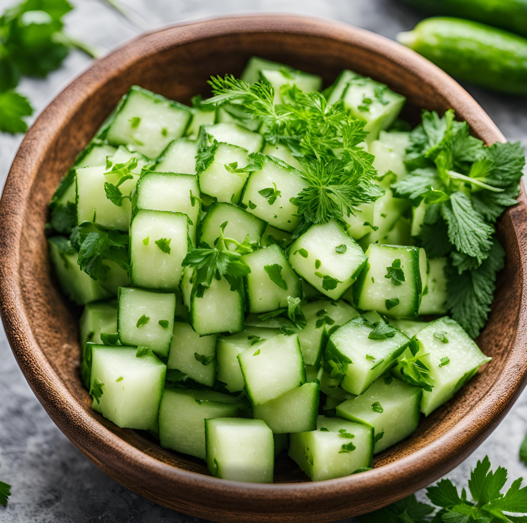 Japanese Cucumber Diced | Fresh | 1kg 🥒✨