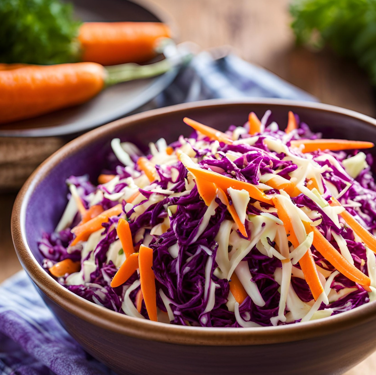 Coleslaw Carrot Red Cabbage | Fresh | 1kg 🥕🥬✨