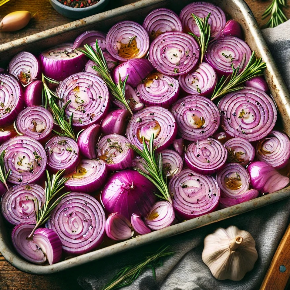 🧅✨ Gourmet Red Onions | Ready to Roast | 1kg ✨🧅