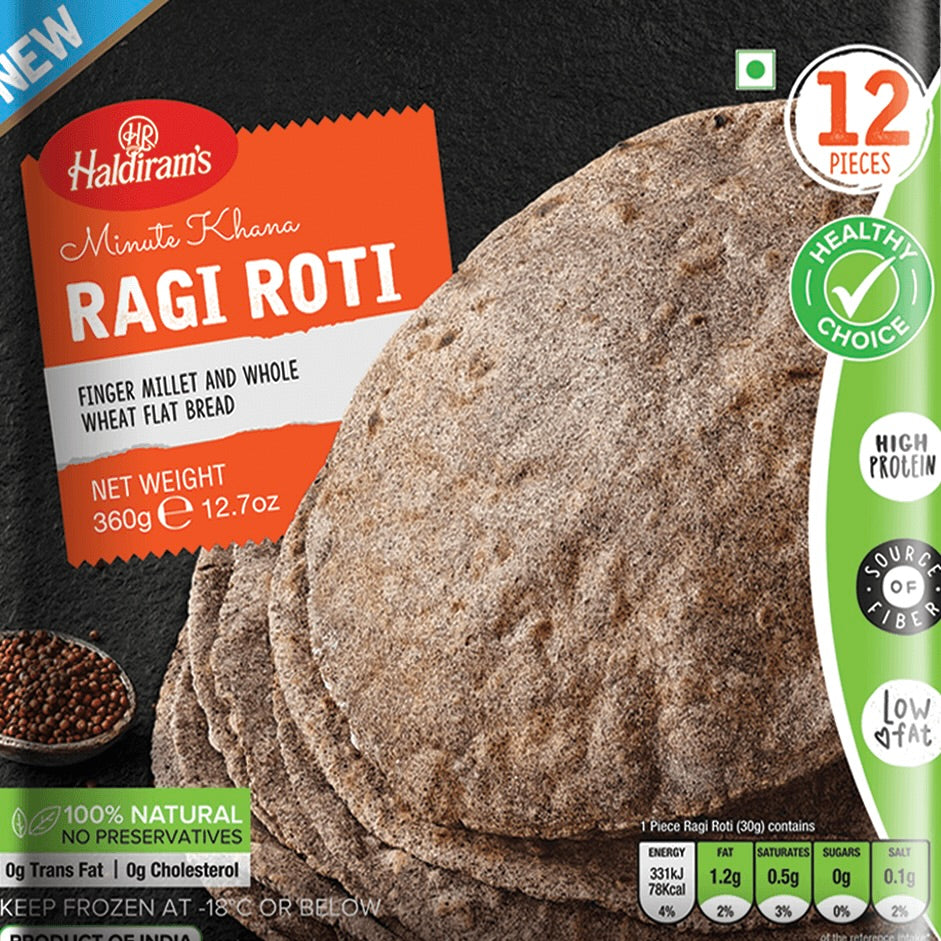 Ragi Roti  | Hadiram's | Frozen | 360g