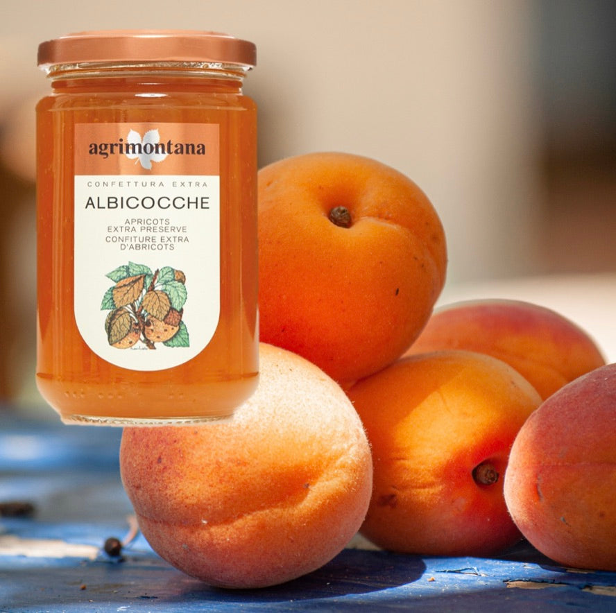 Italian Apricot Extra Jam | Agrimontana | 350g