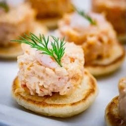 Cocktail Butter Blinis