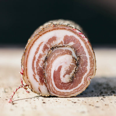 Smoked Rolled Pancetta whole non sliced | +/-2kg