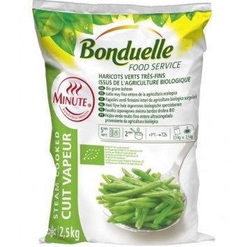 Extra Fine Green Beans ‘Minute’ | BONDUELLE | Frozen | 2.5kg