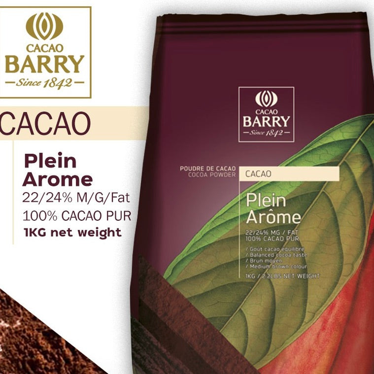 Cocoa powder | Alkalised Plein Arome 100% | CACAO BARRY | 1kg