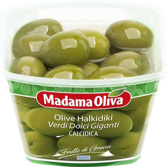 Sweet Green Halkidi Olives | MADAME OLIVA | 1kg