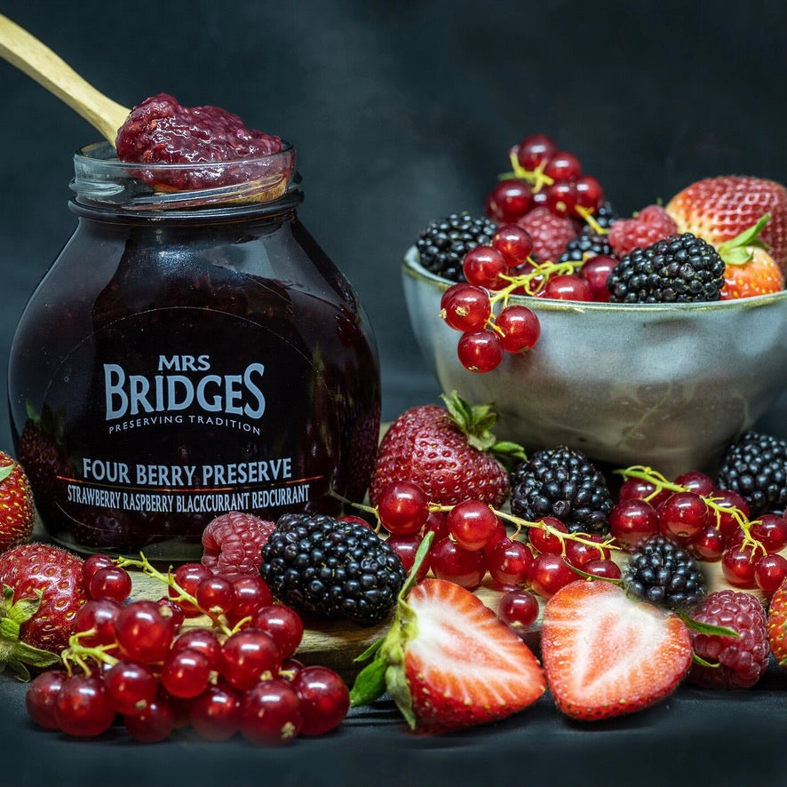 Four Berry Preserve | Mrs Bridges | 340g