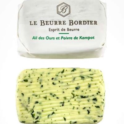 Bordier Butter | Wild Garlic & Kampot Pepper | 125g