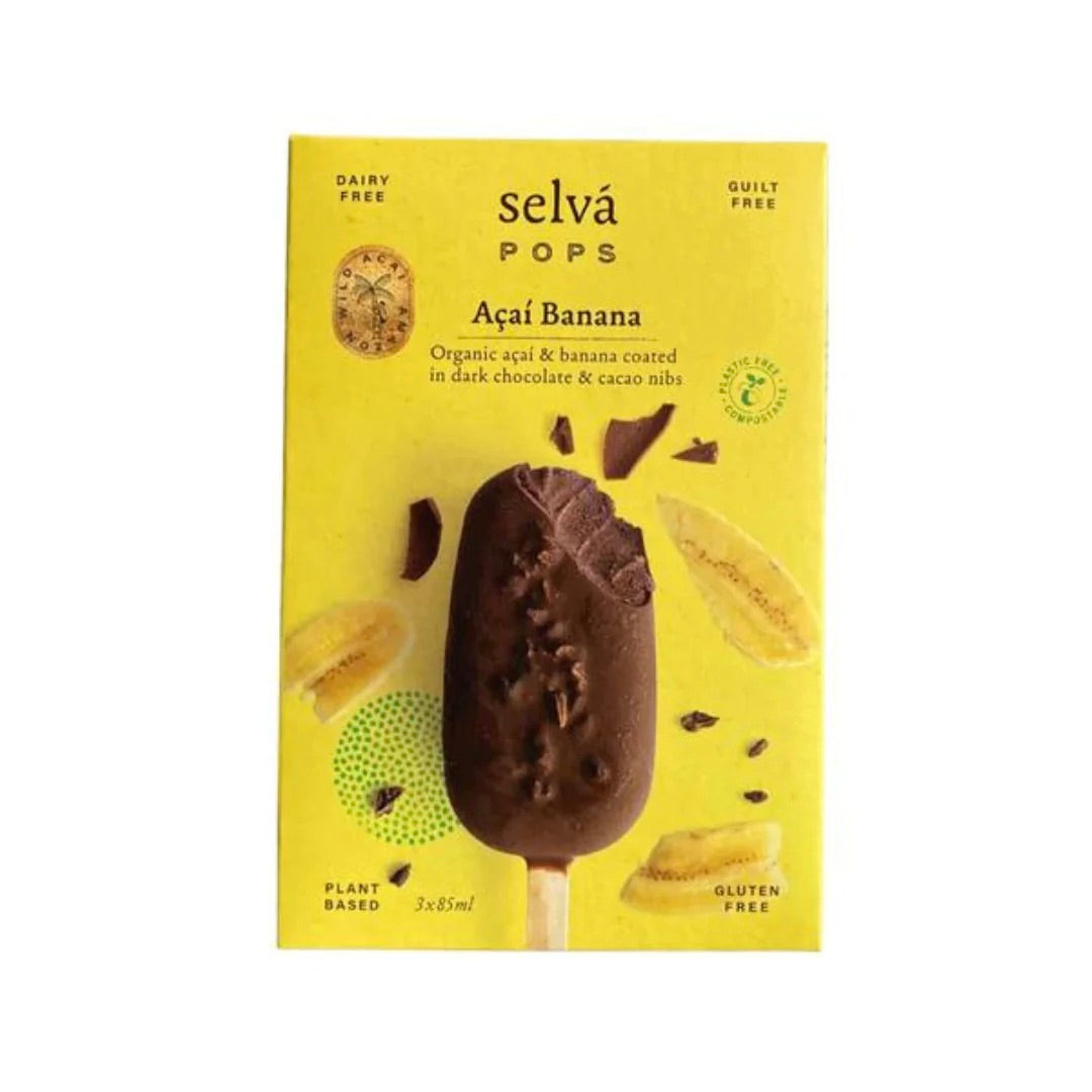 Acai Banana & Cacao Nibs Pop | Box 3 pops